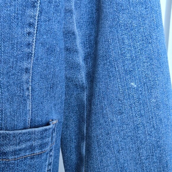 Jones New York Country Essentials Stretch Denim Blazer Size 12 - Picture 8 of 9